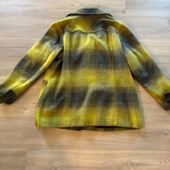 COLDWATER CREEK Women's Fall Winter Jacket Plaid Toggle coat size 18 XL XXL Wool - Picture 5 of 6